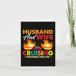 Tarjeta Cruceros de esposas de parejas coincidentes