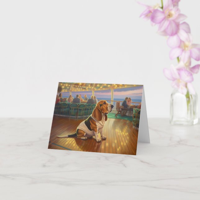 Tarjeta Cruceros de Navidades de la hebilla de Basset: fer (Orquídea)