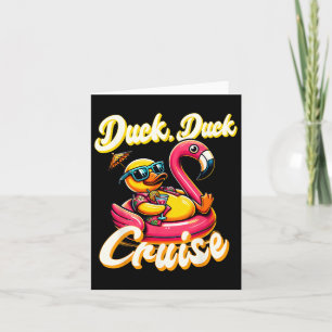 Tarjeta Cruceros Ducks Duck Duck Cruise Family Vacaciones 