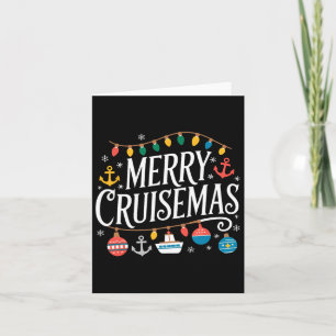 Tarjeta Cruceros Navidades Cruise S Family Cruissin