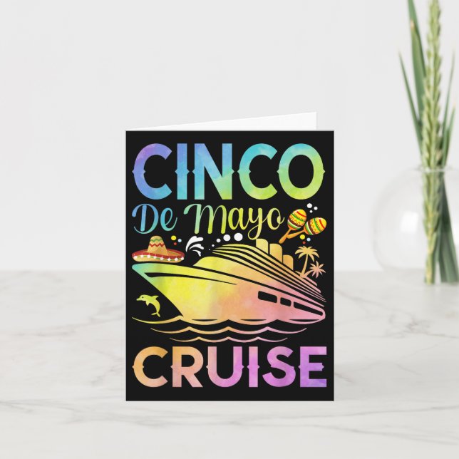 Tarjeta Cruise Cinco De Mayo (Anverso)