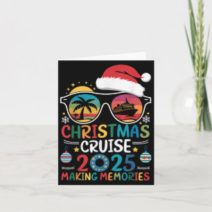 Tarjeta Cruise navidades 2025 Hombres Mujeres Niños Crucer