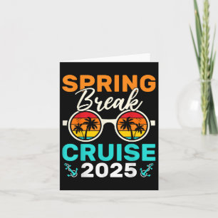 Tarjeta Cruise Spring Break 2025 Para Cruceros Familiares