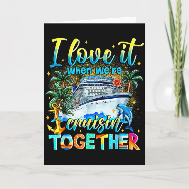 Tarjeta Cruise Squad 2025 Family Group Matching Summer Vac (Anverso)