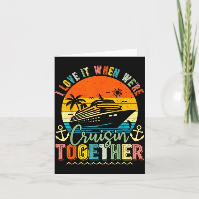 Tarjeta Cruise Squad 2026 Family Group Matching Summer Vac (Anverso)