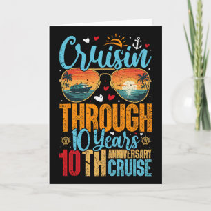 Tarjeta Cruisin a través de 10 años 10º aniversario de bod