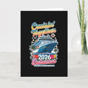 Tarjeta Cruisin Together 2026 Hamas Familia a juego