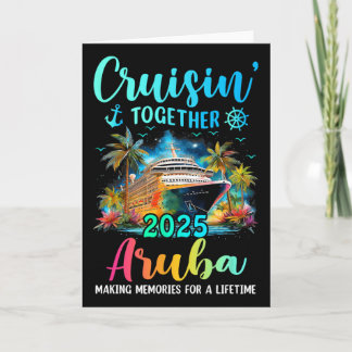 Tarjeta Cruisin 'Together Aru 2025 Vacaciones de crucero f