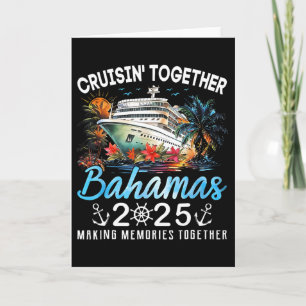 Tarjeta Cruisin 'Together Bahamas 2025 Crucero Playa Veran