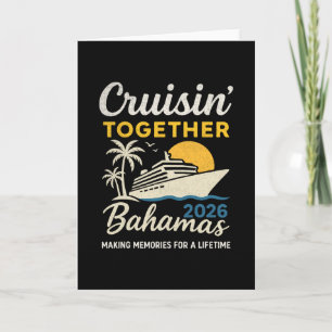 Tarjeta Cruisin’ Together Hamas 2026 Vacaciones Familiares