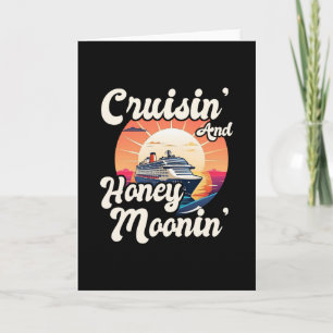 Tarjeta Cruisin 'y luna de miel - recién casados coinciden