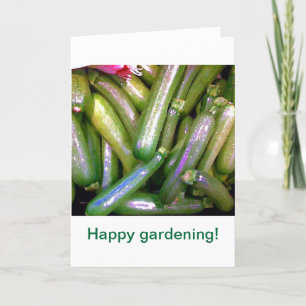 Tarjeta Crunchy Courgettes