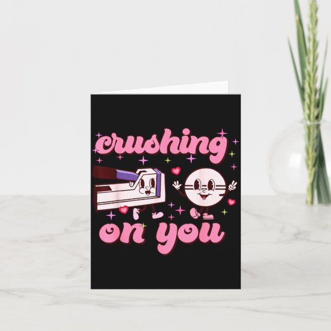 Tarjeta Crushing On You Peds Cu Rn Aid Rn Nurse Valentines (Anverso)