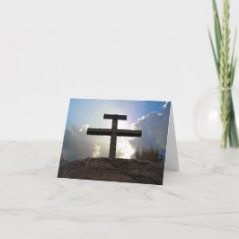 Tarjeta Cruz de Jesús Crucifixion Golgotha Note Card Art