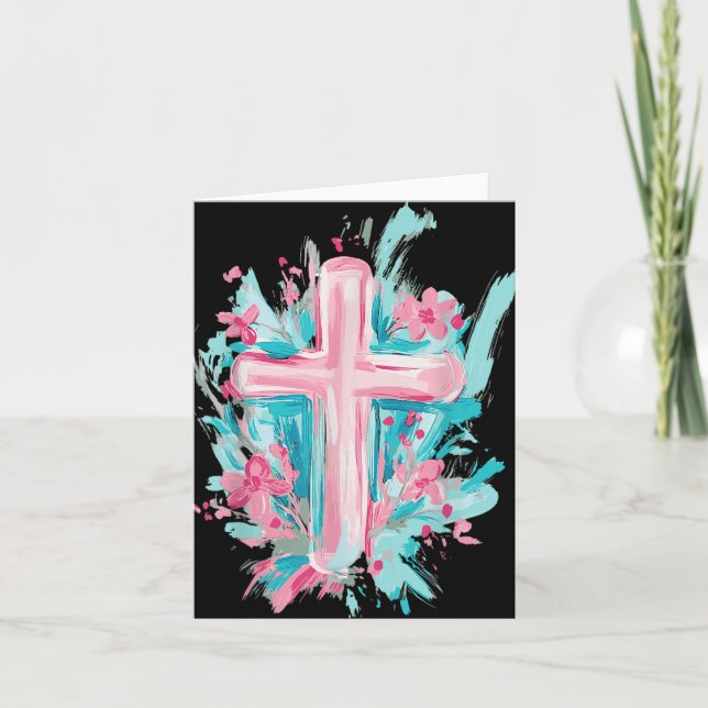 Tarjeta Cruz de Pascua con Florencia (Anverso)