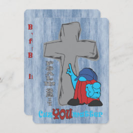 Tarjeta Cruz de Piedra Cuz Usted Importa Salm 32 1