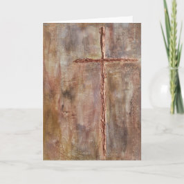 Tarjeta cruzada, carta religiosa, tarjeta de simpa