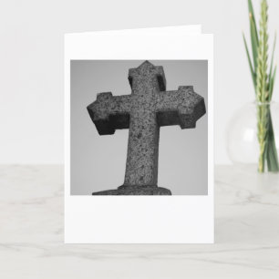 Tarjeta cruzada de piedra