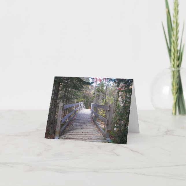 Tarjeta Cruzaría cualquier cobarde de puente (Anverso)