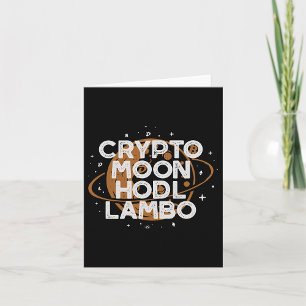 Tarjeta Crypto Luna HODL Lambo