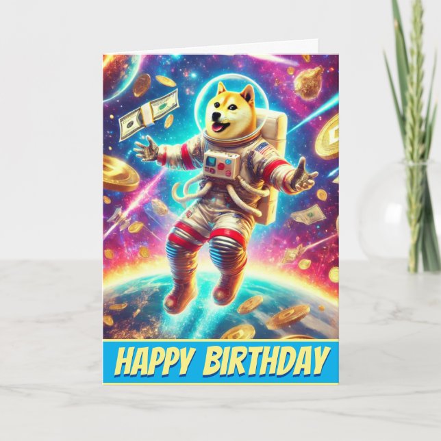 Tarjeta Crypto Odyssey: La aventura galáctica de Doge (Anverso)