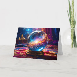 Tarjeta Crystal Ball - Veo Un Evento Cósmico En Tu Futuro