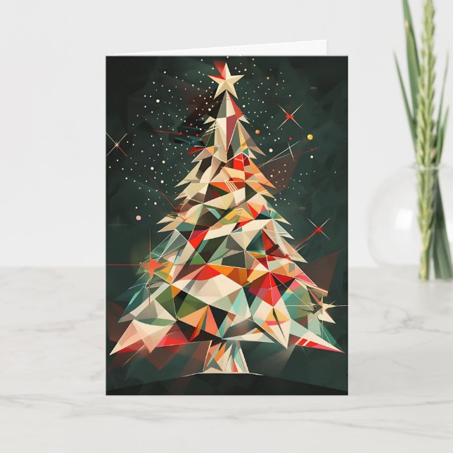 Tarjeta Crystal Christmas Tree (Anverso)