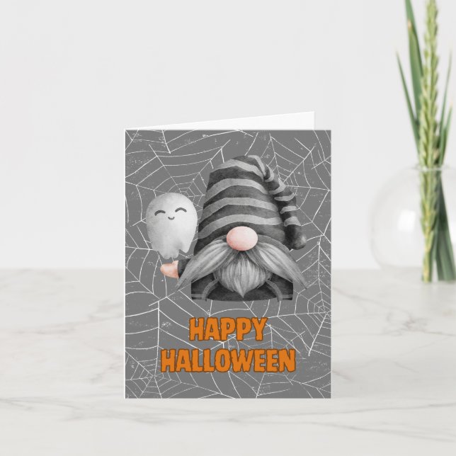 Tarjeta Cte Happy Halloween Gonk (Anverso)