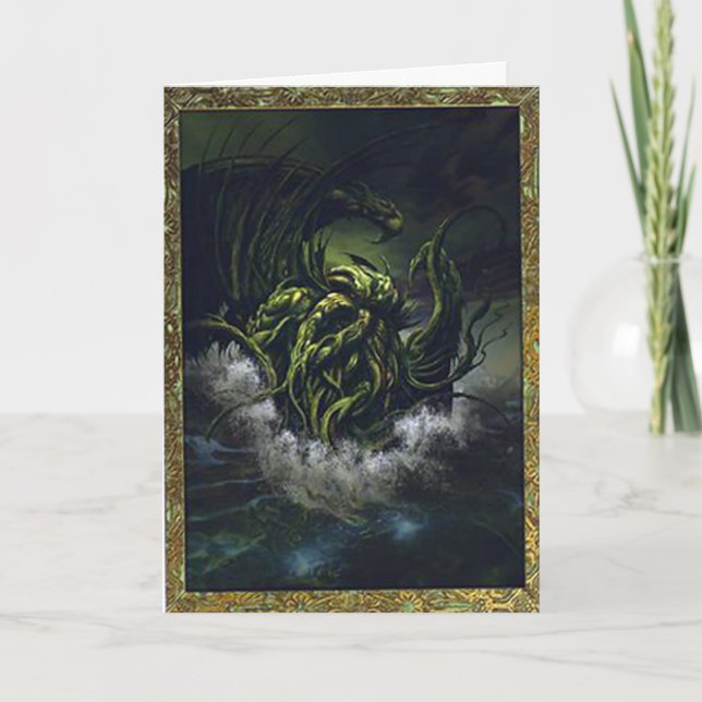 Tarjeta Cthulhu Birthday (Anverso)