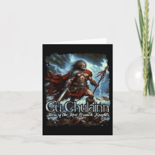 Tarjeta Cu Chulainan Celtic Irlandés Mithology War God