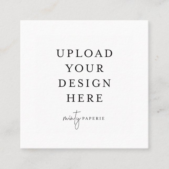 Tarjeta cuadrada de 2,5" x 2,5" (Anverso)