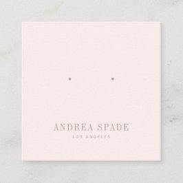 Tarjeta cuadrada para pantalla de joyas clásicas p