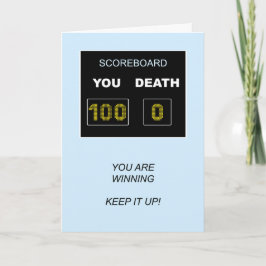 Tarjeta Cuadro de indicadores de cumpleaños número 100