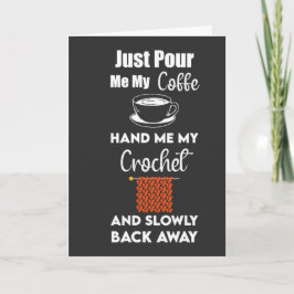 Tarjeta Cuadros Crochet Yarn Hobby Knitter