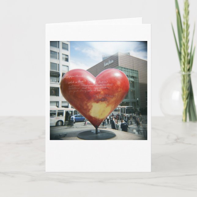 Tarjeta Cuál es amor… (Anverso)