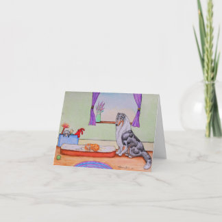 Tarjeta Cuál es el suyo es notecard de la mina 4x6