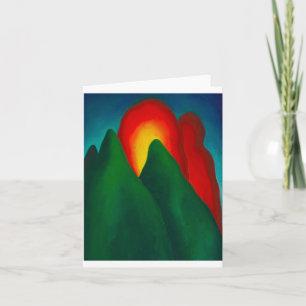 Tarjeta Cualquier cosa, Georgia O'Keeffe,