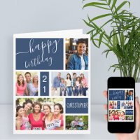 Cualquier Cumpleaños Personalizado de Edad 5 Colla