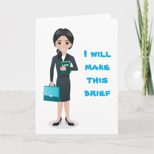 TARJETA CUALQUIER FUNDA PUEDE SER "HUMOR ABOGADO" (Anverso)