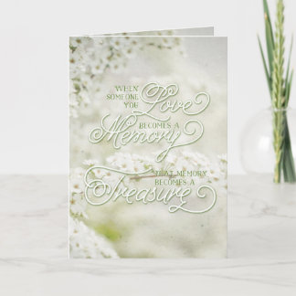 Tarjeta Cuando alguien que amas se convierte en un recuerd