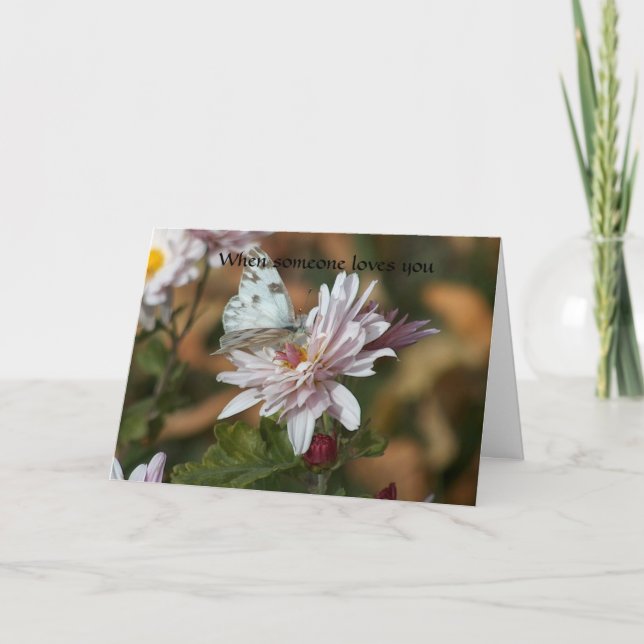 Tarjeta Cuando alguien te quiere (Anverso)