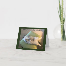 Tarjeta Cuando comes demasiado rápido