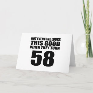 Tarjeta Cuando dan vuelta al cumpleaños 58