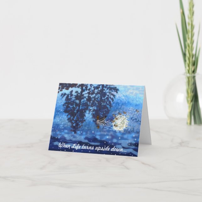 Tarjeta Cuando la vida se pone de cabeza (Anverso)