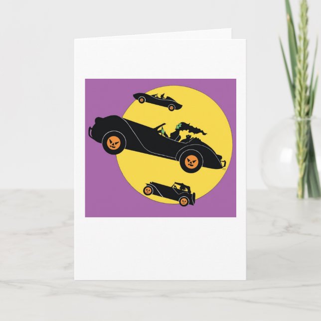 Tarjeta Cuando las brujas montan (Anverso)