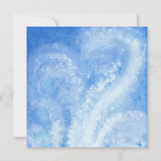 Tarjeta Cuando las olas del océano chocan en la acuarela d (Anverso)