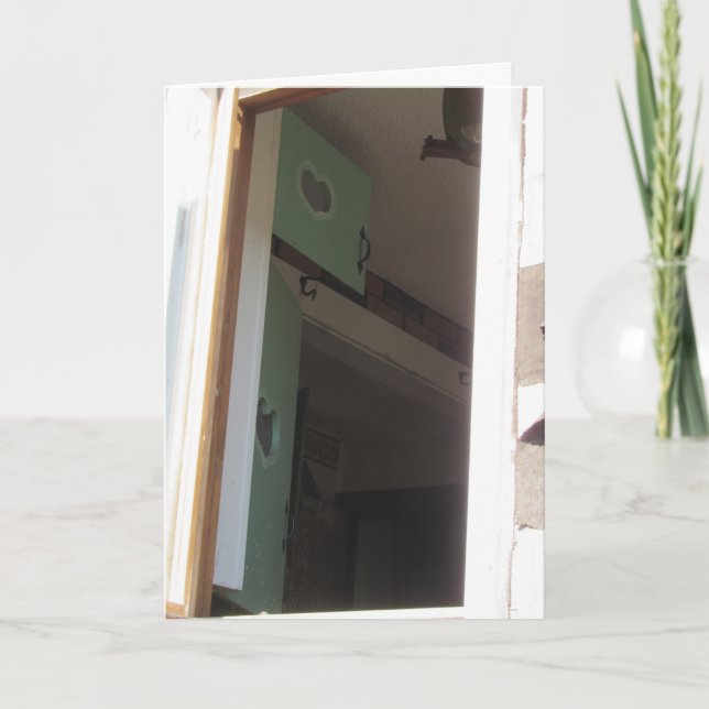 Tarjeta "Cuando los Amigos se Reunen, los Corazones se Cal (Anverso)