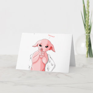 Tarjeta Cuando los cerdos vuelan