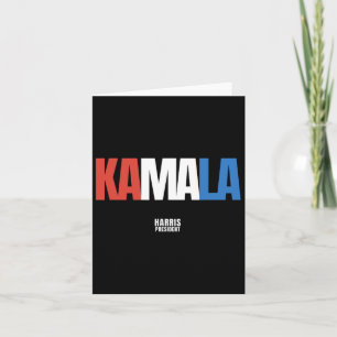 Tarjeta Cuando luchamos ganamos Kamala Harris para preside