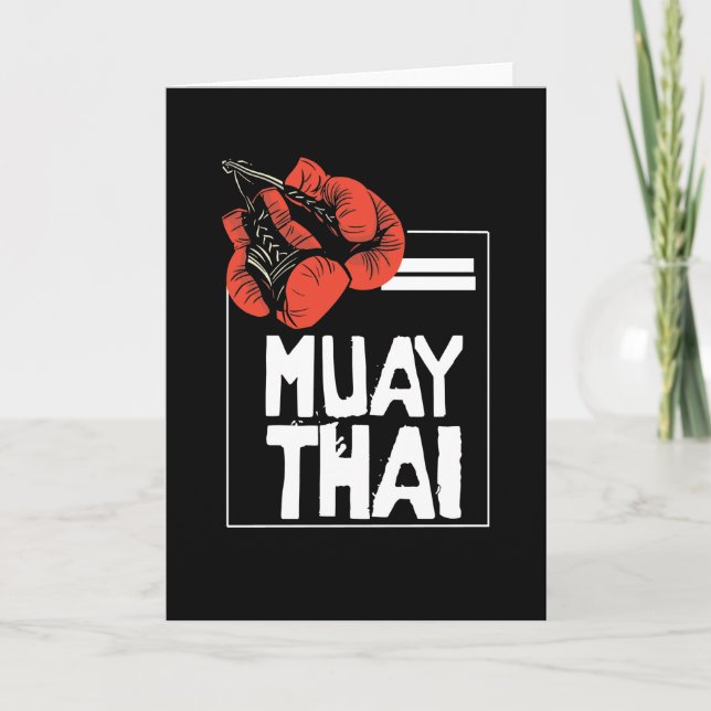Tarjeta Cuando Muay Thai es tu vida (Anverso)